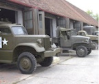 US Fahrzeuge im früheren Bundesheer Martinek Kaserne Baden/Wien 12. Oktober 2012 A